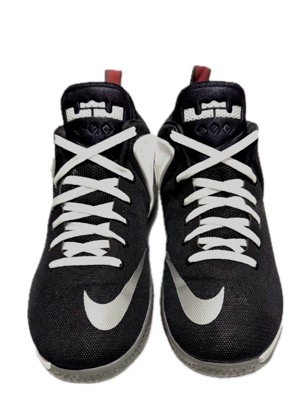 NIKE LeBron Zoom Witness 1 Rare Size Basketball Shoes Black White Red | Men's 13